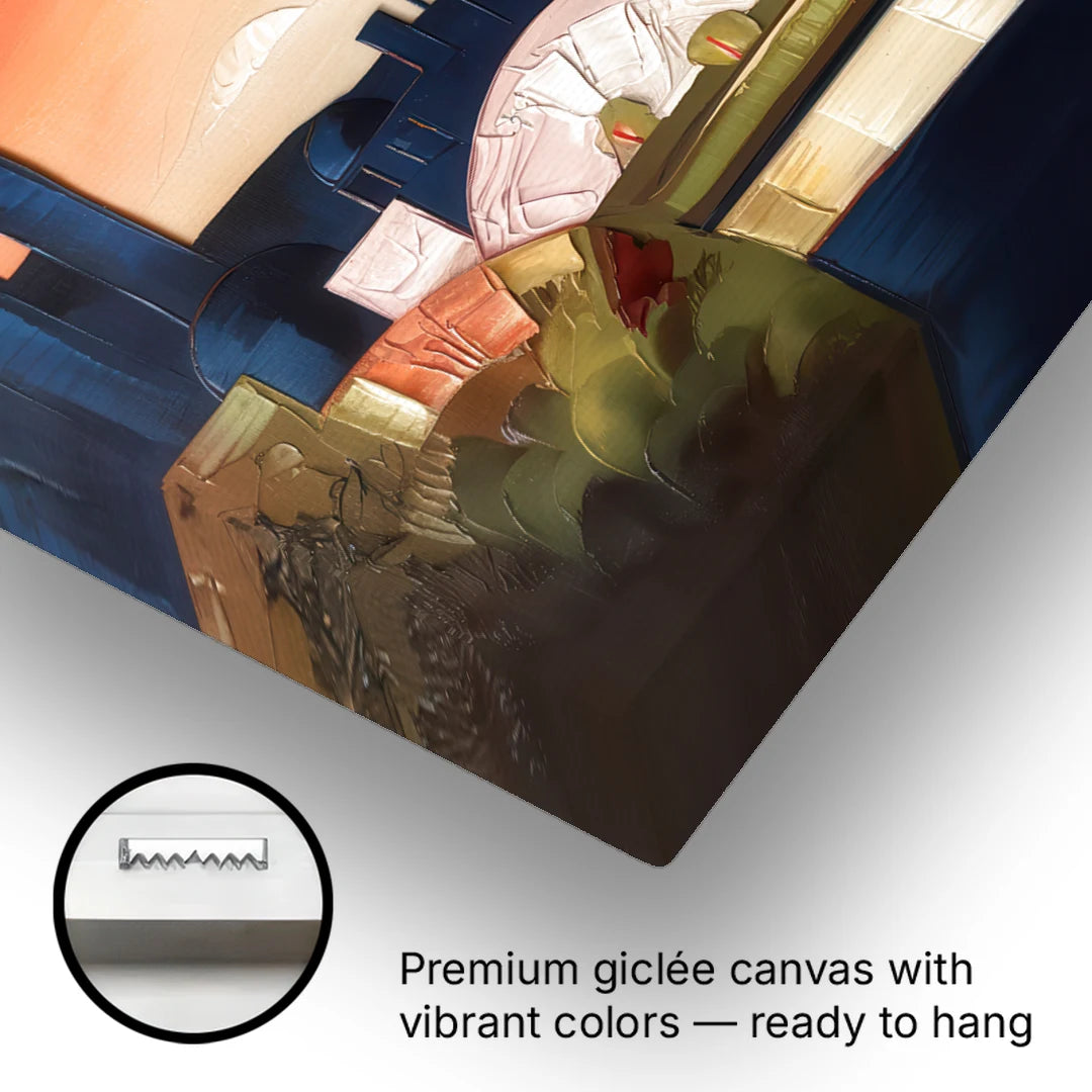 Huntsville Modern Cityscape - Canvas Wall Art - Gallery Wrap Corner