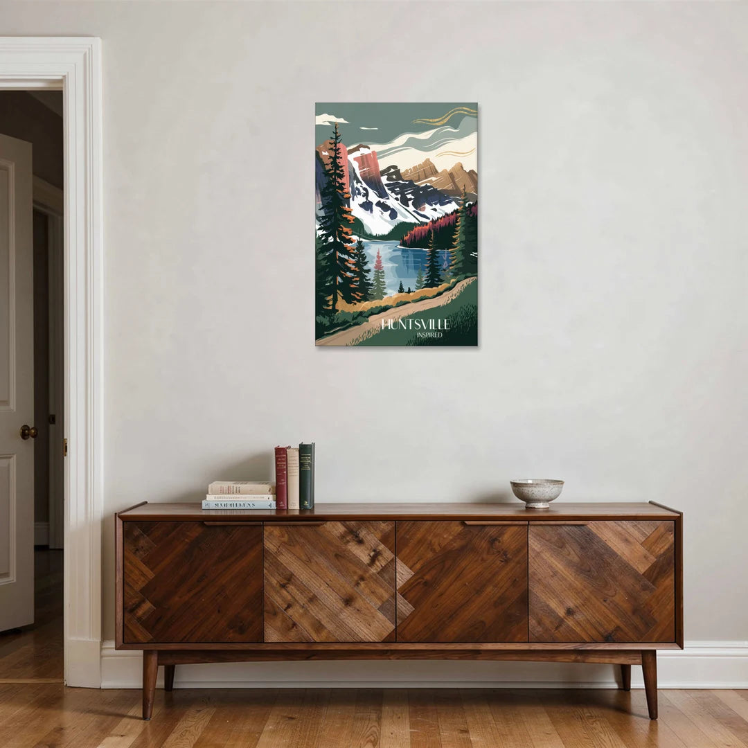 Huntsville Scenic Mountain View - Canvas Wall Art - Coffee Table - 24x36