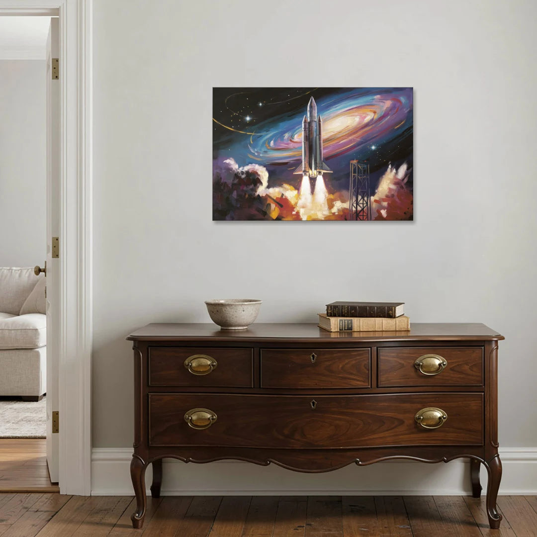 Huntsville Space Center Tribute - Canvas Wall Art - Coffee Table - 36x24
