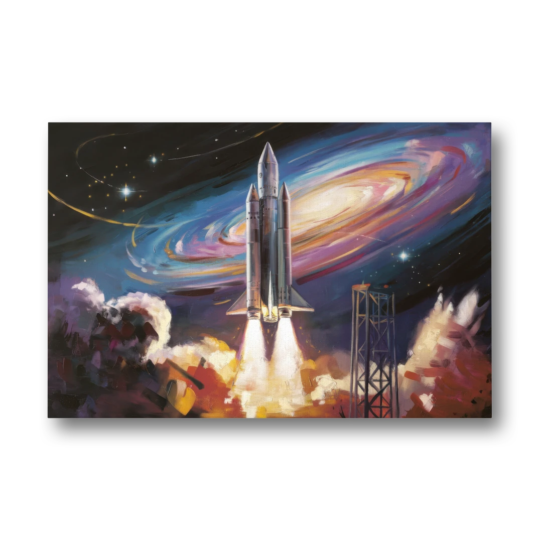 Huntsville Space Center Tribute - Canvas Wall Art - Front