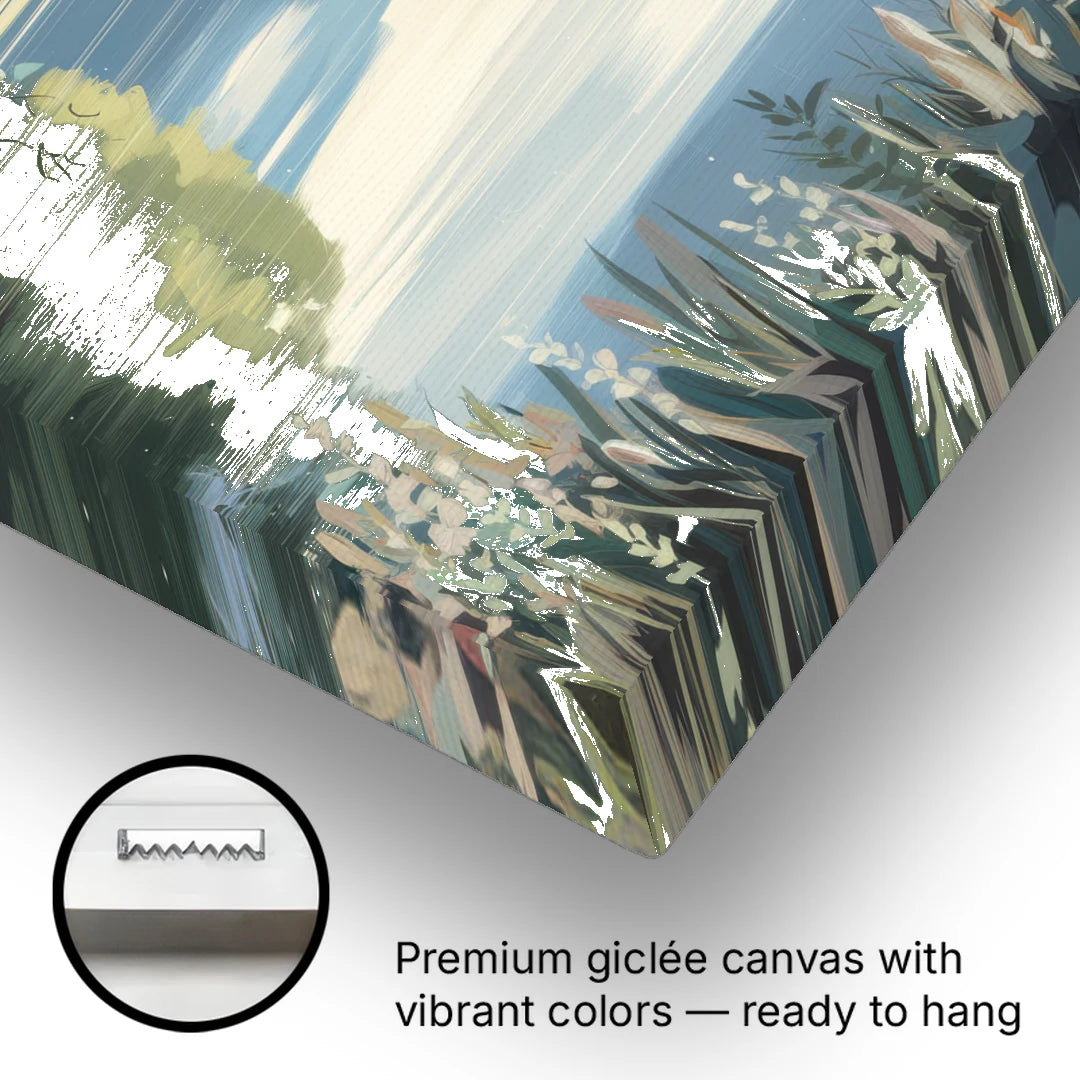 Huntsville Tennessee River Serenity - Canvas Wall Art - Gallery Wrap Corner