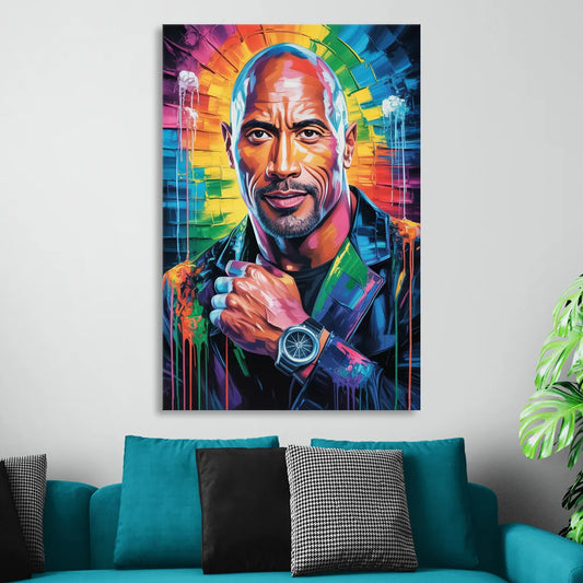 Hustle Living Room - Canvas Wall Art