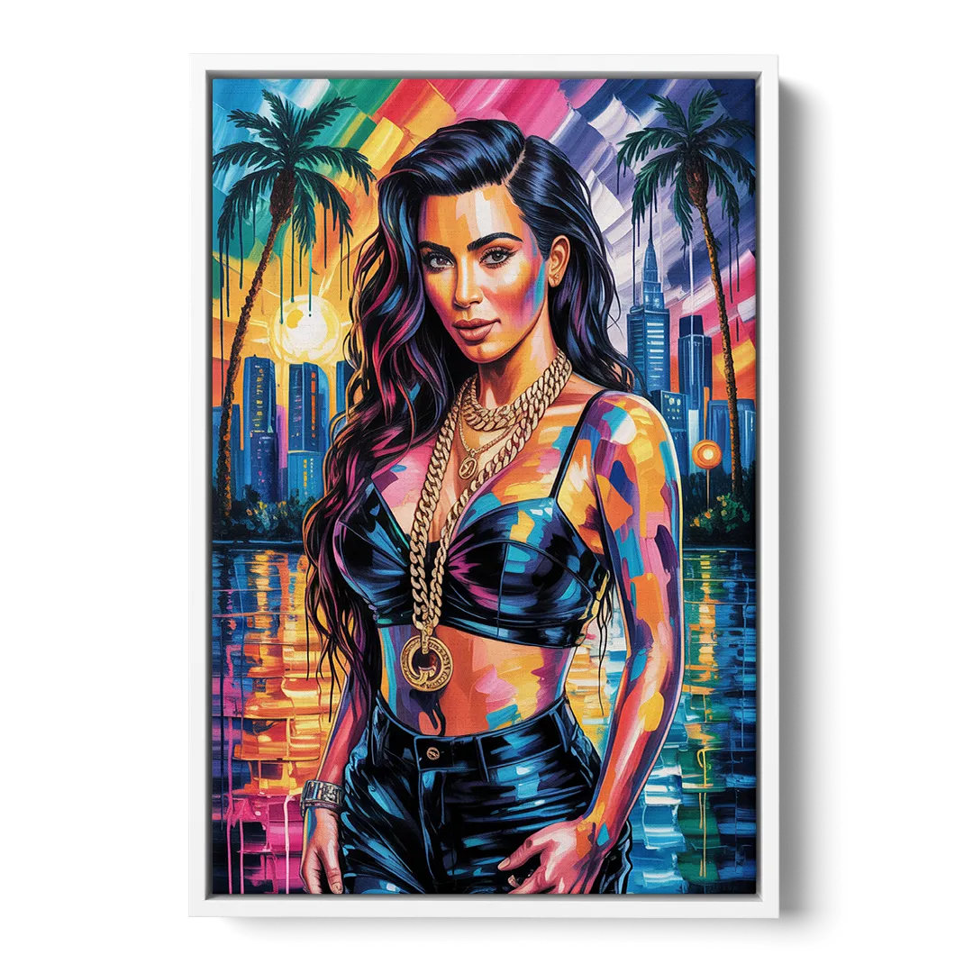 Iconic 2.0 - White Frame Canvas