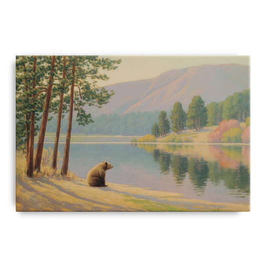 Iconic Big Bear Lake View - Canvas Wall Art