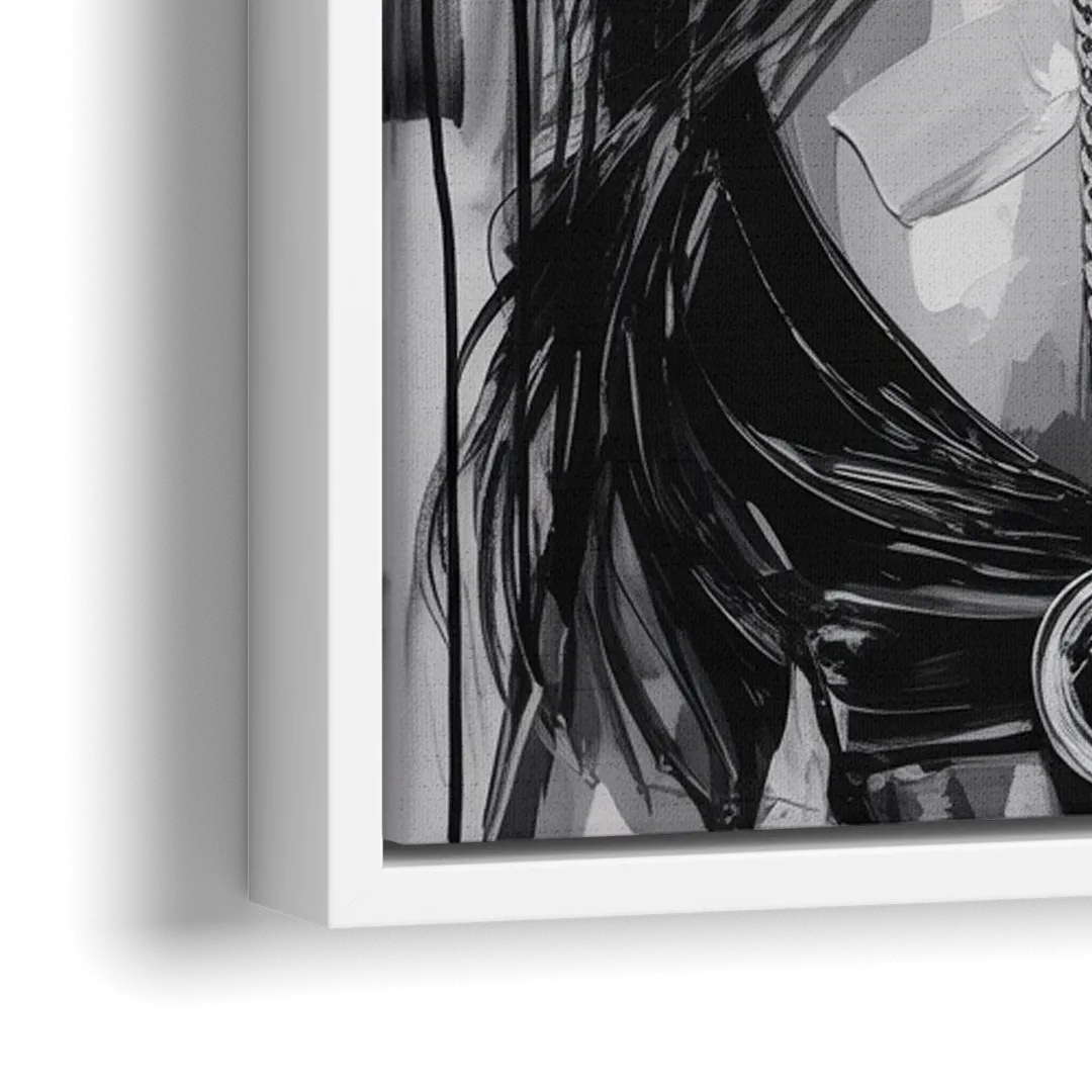 Iconic - Close-Up White Frame Canvas