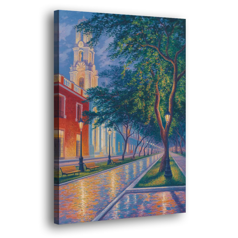 Independencia Park Evening - Canvas Wall Art