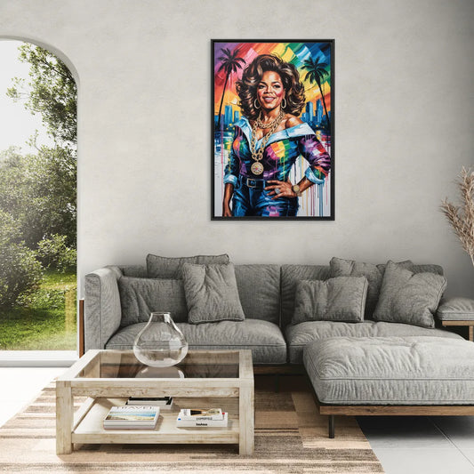 Inspire 2.0 - Living Room Black Frame Canvas