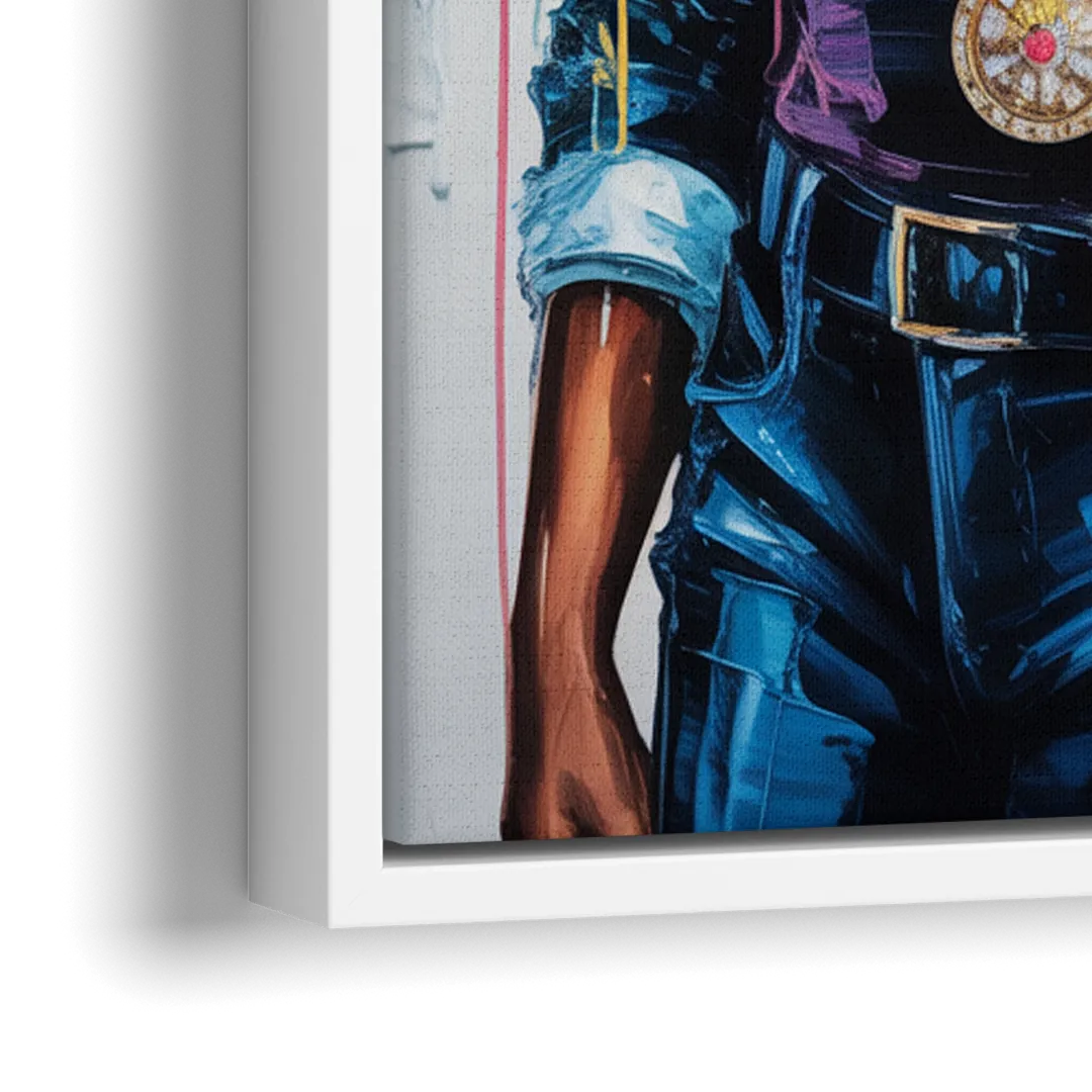 Inspire 2.0 - Close-Up White Frame Canvas