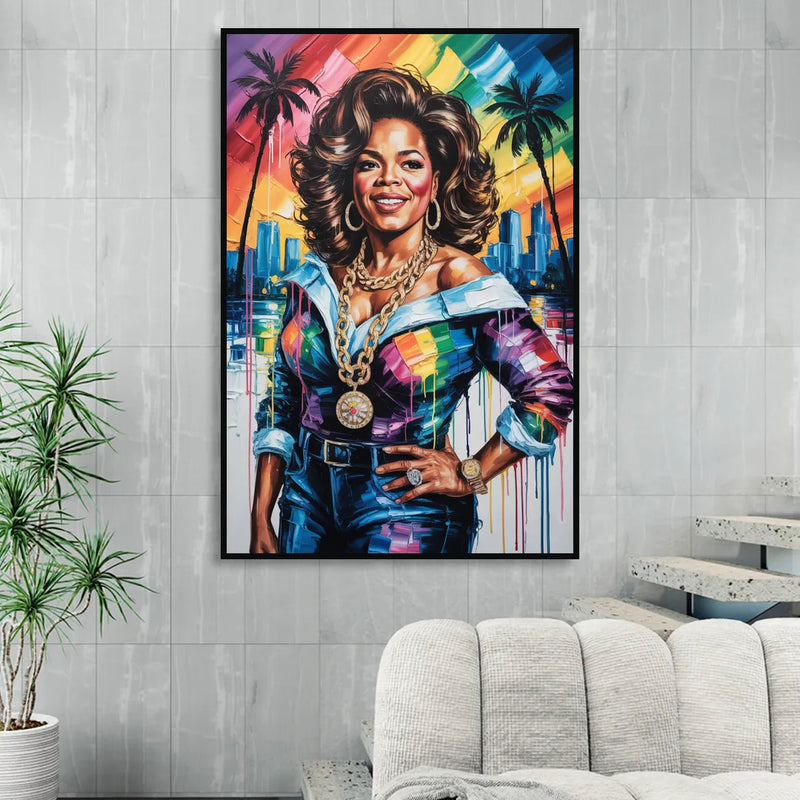 Inspire 2.0 Sitting Room - Black Canvas Wall Art