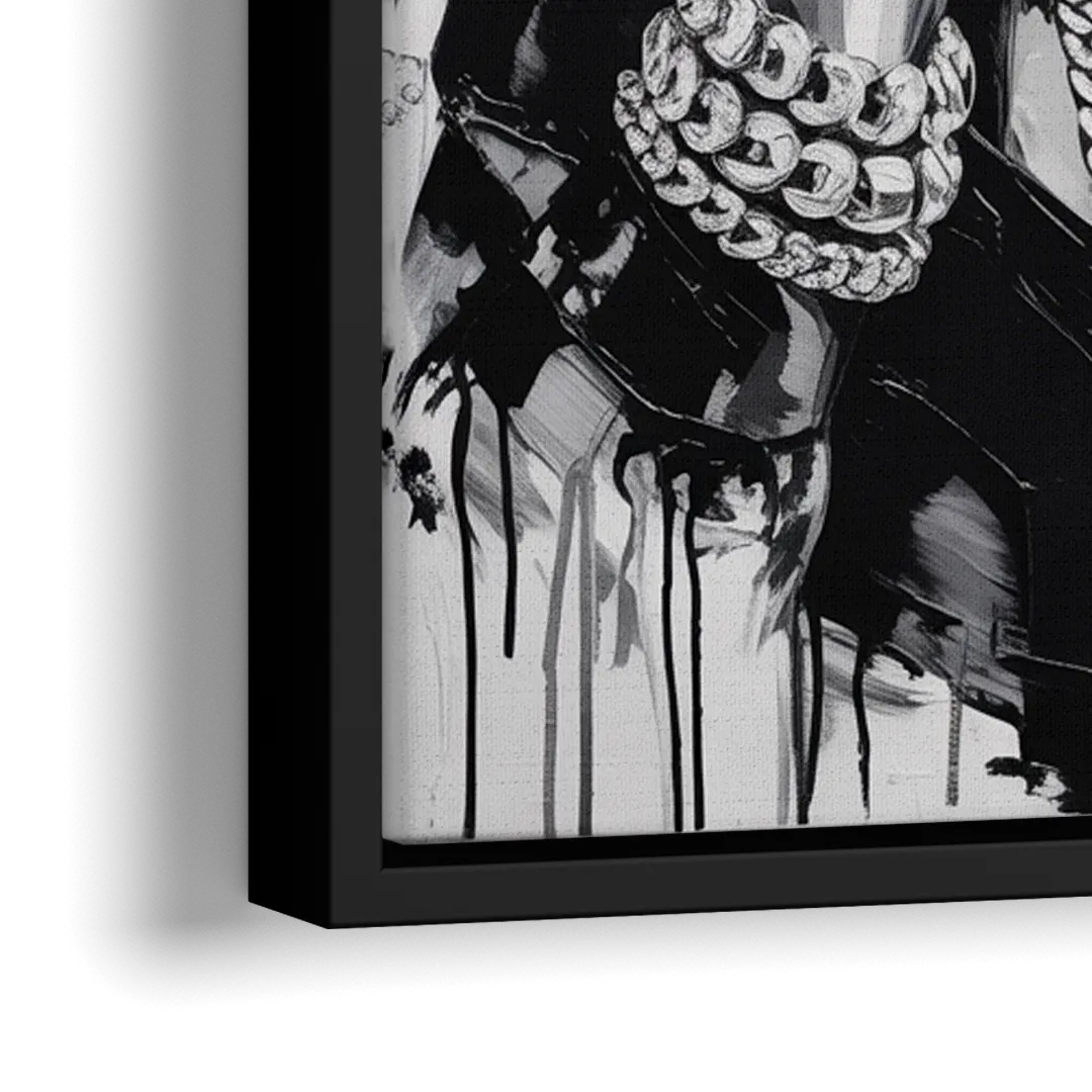 Inspire - Close-Up Black Frame Canvas