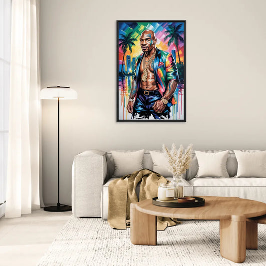 Iron Legacy 2.0 - Living Room Black Frame Canvas