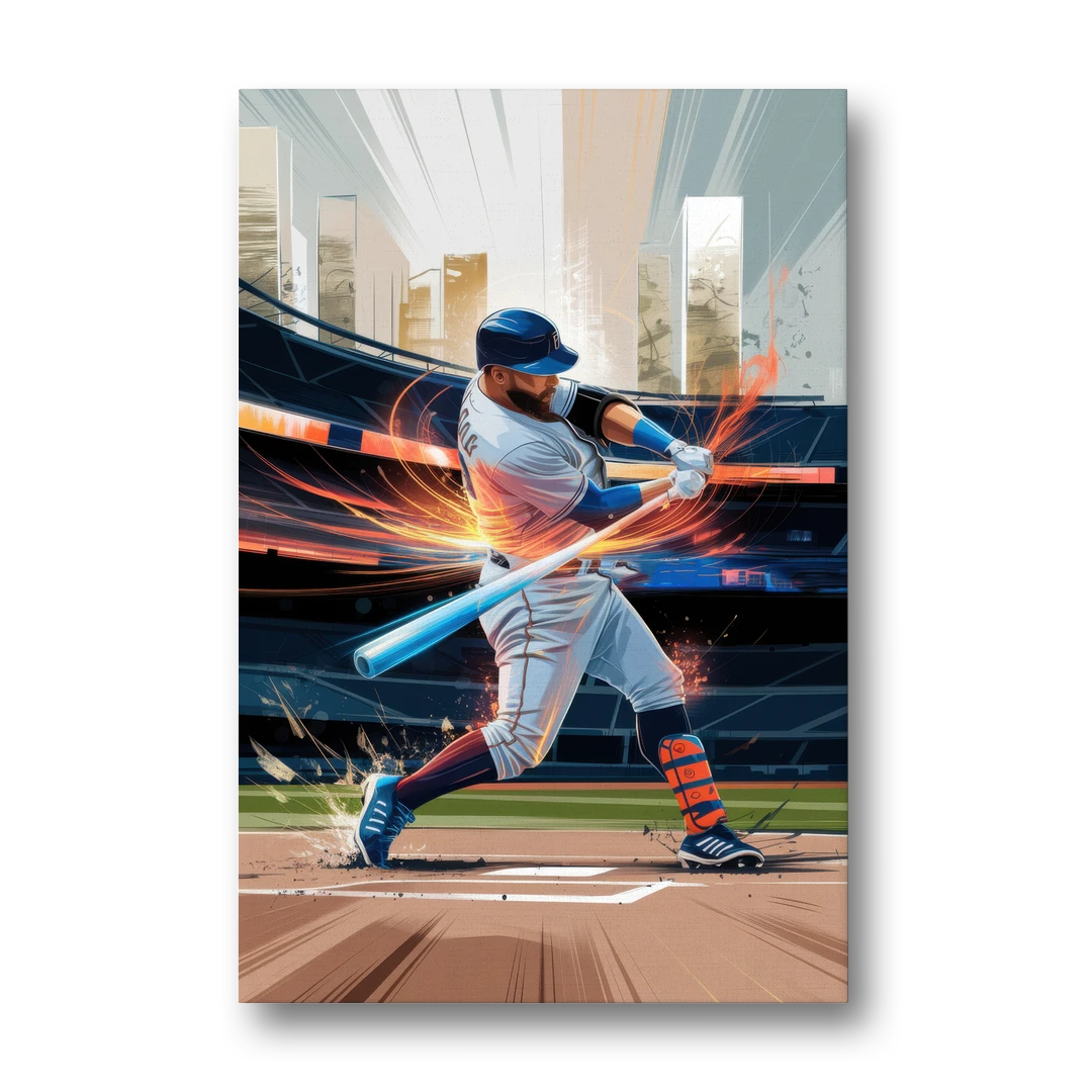 Irvine Baseball Dreams - Canvas Wall Art - Front