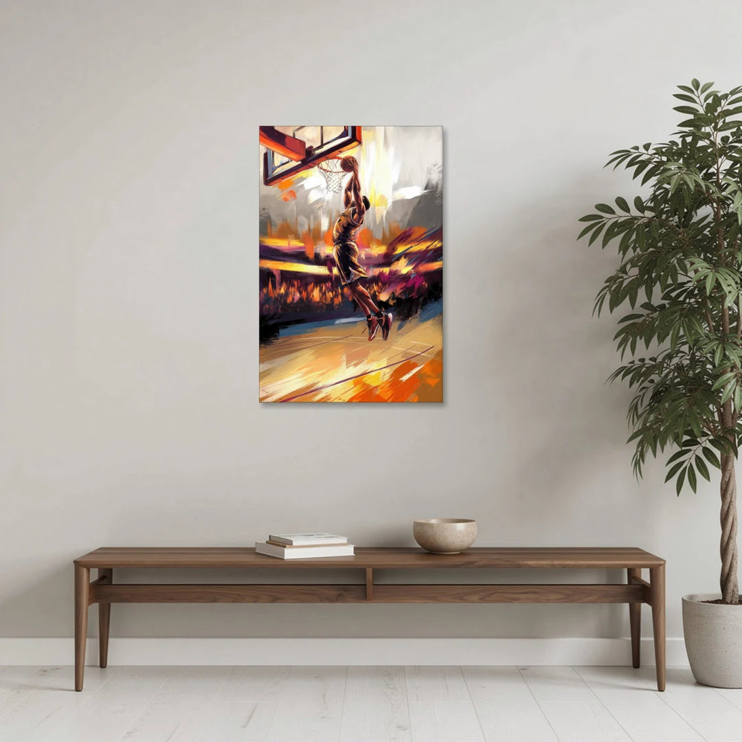Irvine Basketball Spirit - Canvas Wall Art - Coffee Table - 24x36