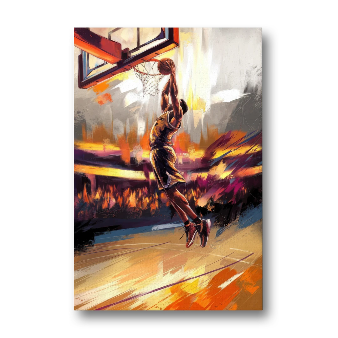 Irvine Basketball Spirit - Canvas Wall Art - Front