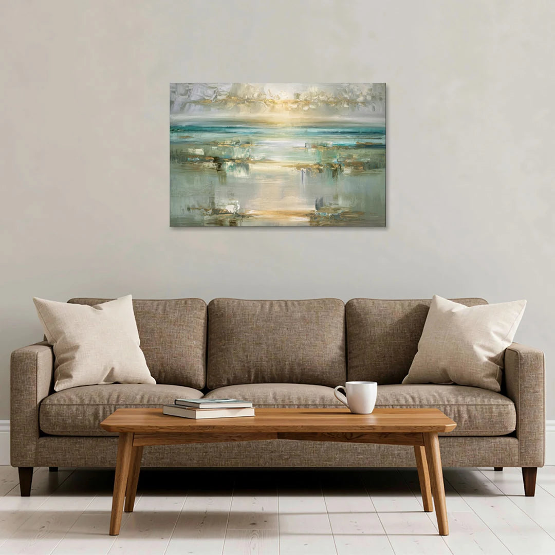 Irvine Coastal Serenity - Canvas Wall Art - Sofa - 36x24