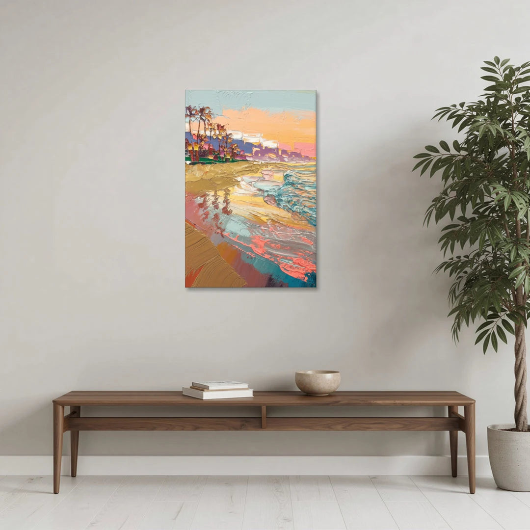 Irvine Orange County Vibes - Canvas Wall Art - Coffee Table - 24x36