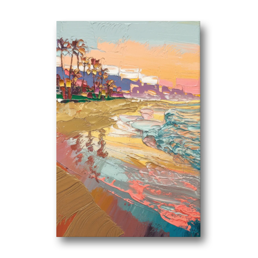 Irvine Orange County Vibes - Canvas Wall Art - Front