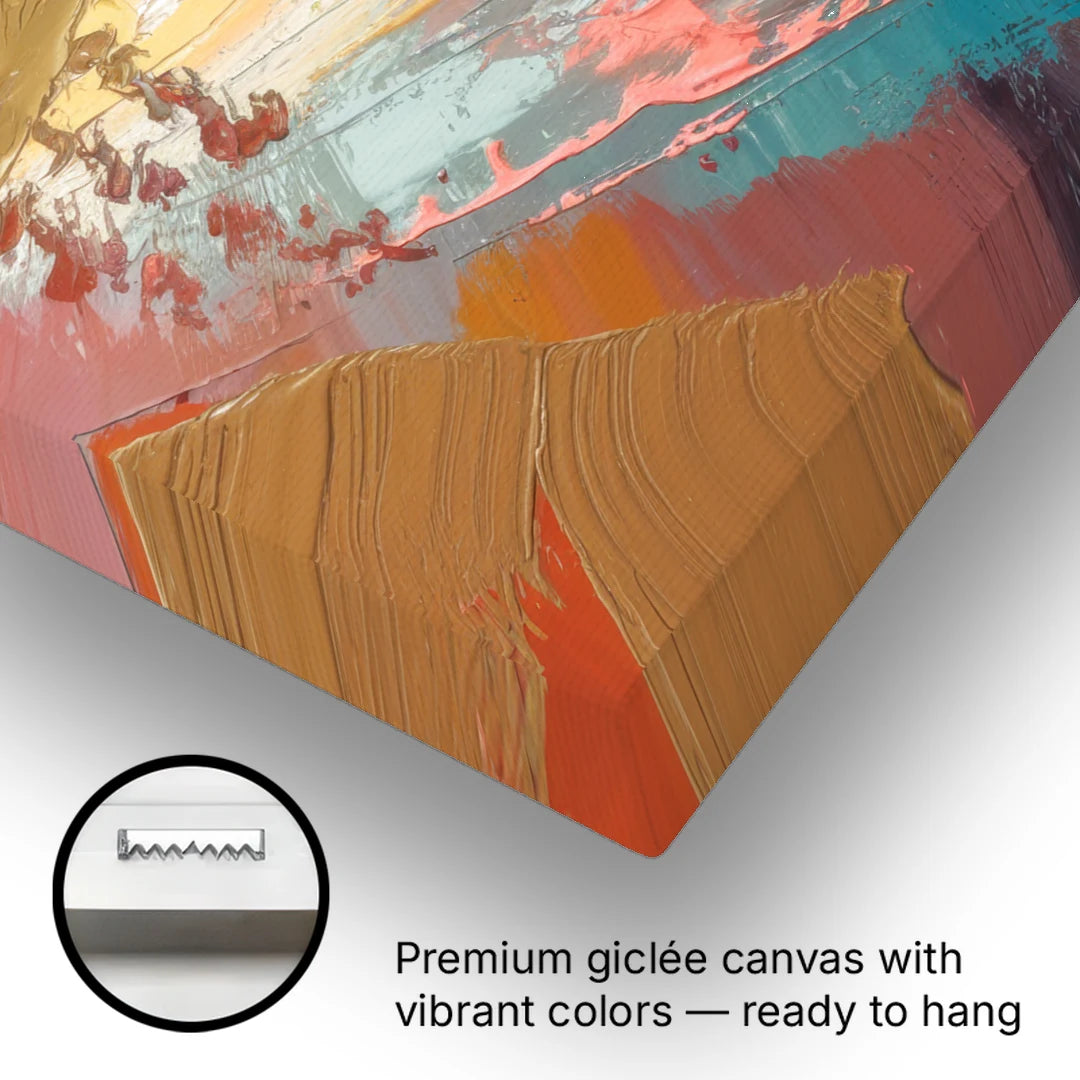 Irvine Orange County Vibes - Canvas Wall Art - Gallery Wrap Corner