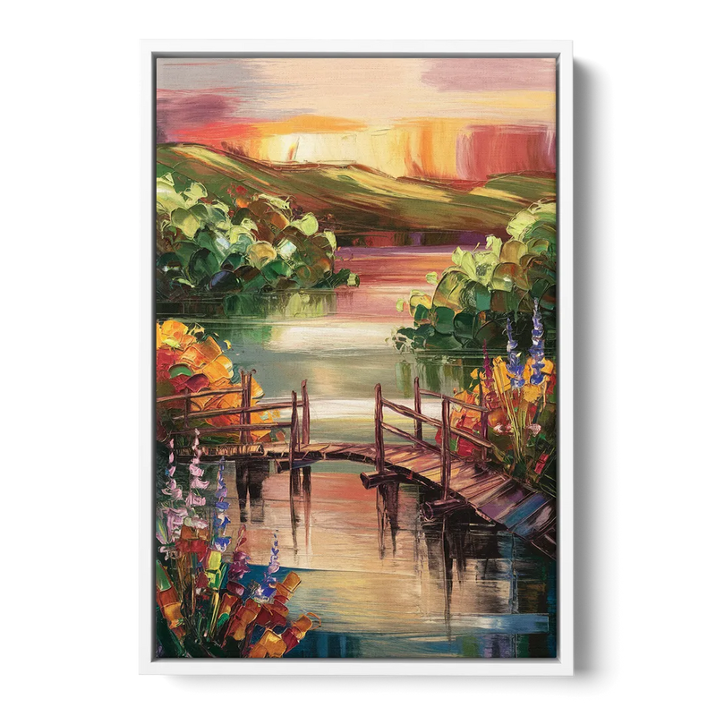 Irvine Scenic Beauty Front - White Canvas Wall Art