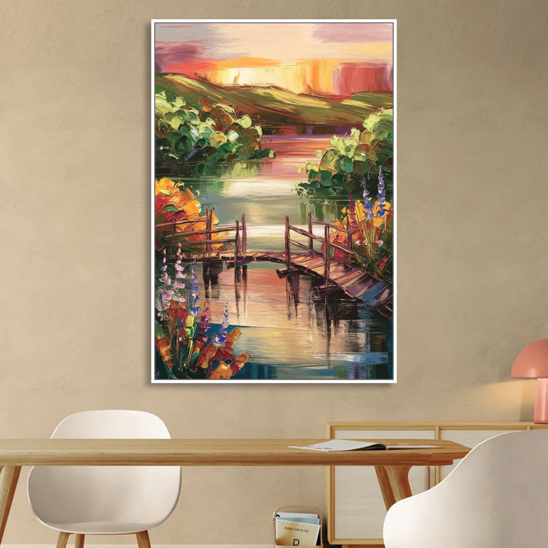 Irvine Scenic Beauty Sitting Room - White Canvas Wall Art