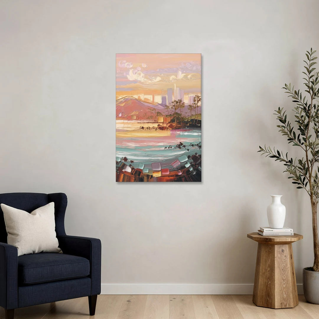 Irvine Sunset Views - Canvas Wall Art - Sofa - 24x36