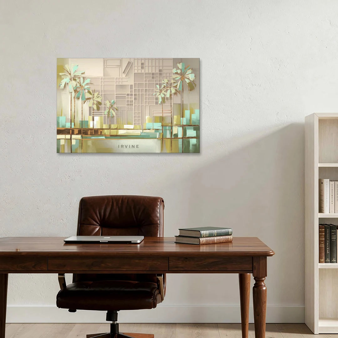 Irvine Urban Landscape - Canvas Wall Art - Office - 36x24