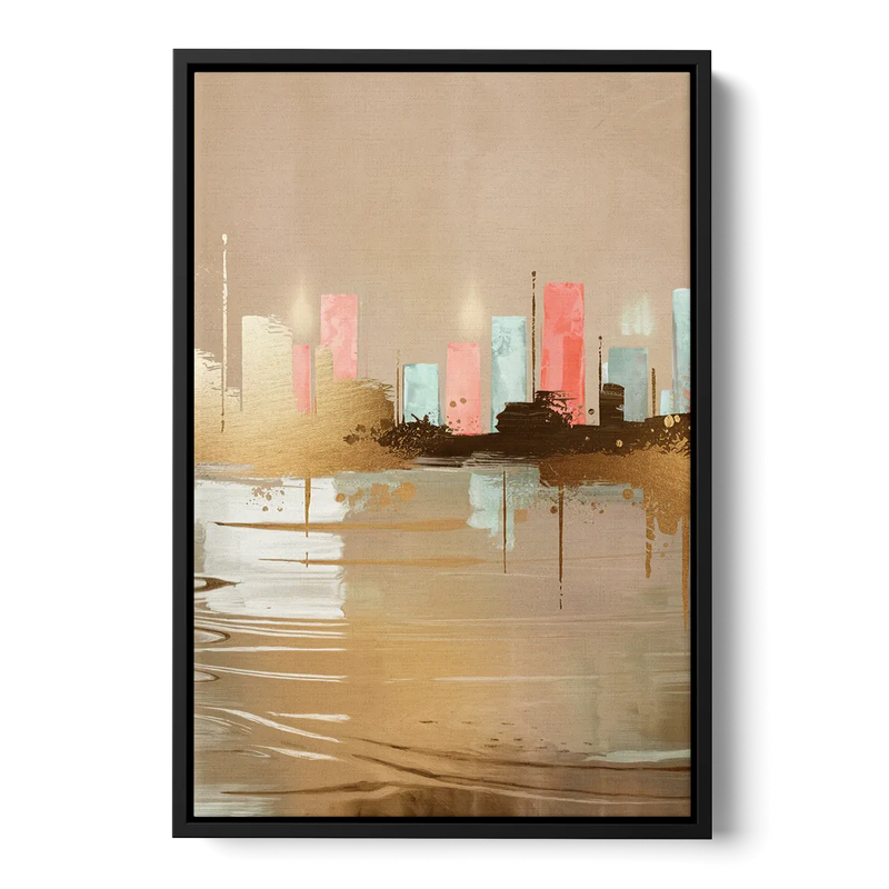 Irving Artistic Horizon Front - Black Canvas Wall Art