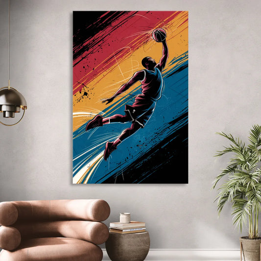 Irving Basketball Dreams Living Room - Canvas Wall Art