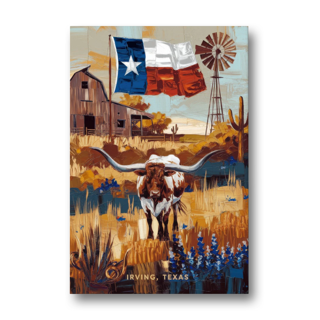 Irving Texas Pride - Canvas Wall Art - Front
