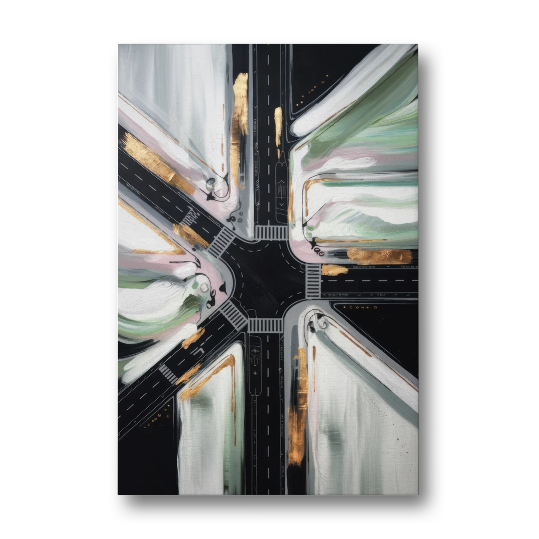 Irving Urban Streets - Canvas Wall Art - Front