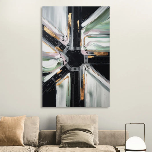Irving Urban Streets Living Room - Canvas Wall Art