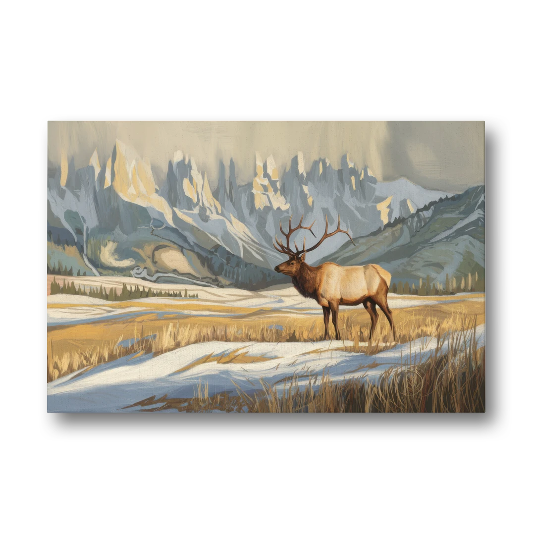 Jackson Hole Wildlife Serenade - Canvas Wall Art - Front