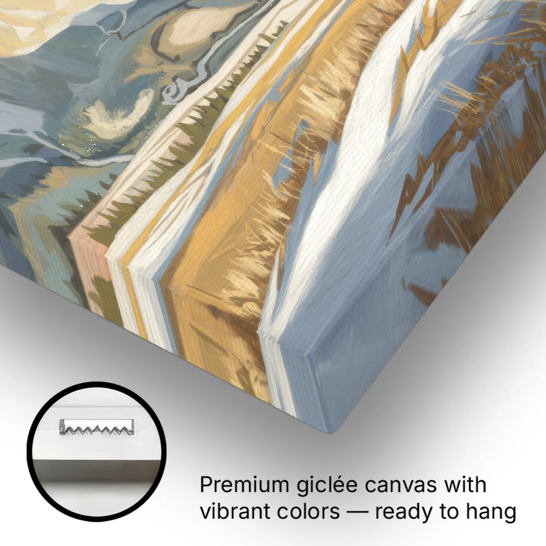 Jackson Hole Wildlife Serenade - Canvas Wall Art - Gallery Wrap Corner