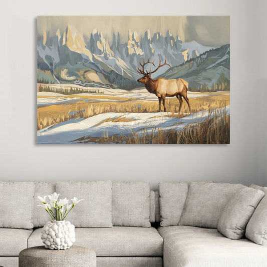 Jackson Hole Wildlife Serenade Living Room - Canvas Wall Art