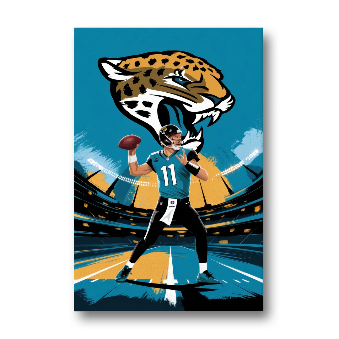 Jacksonville Jaguars Fans - Canvas Wall Art - Front