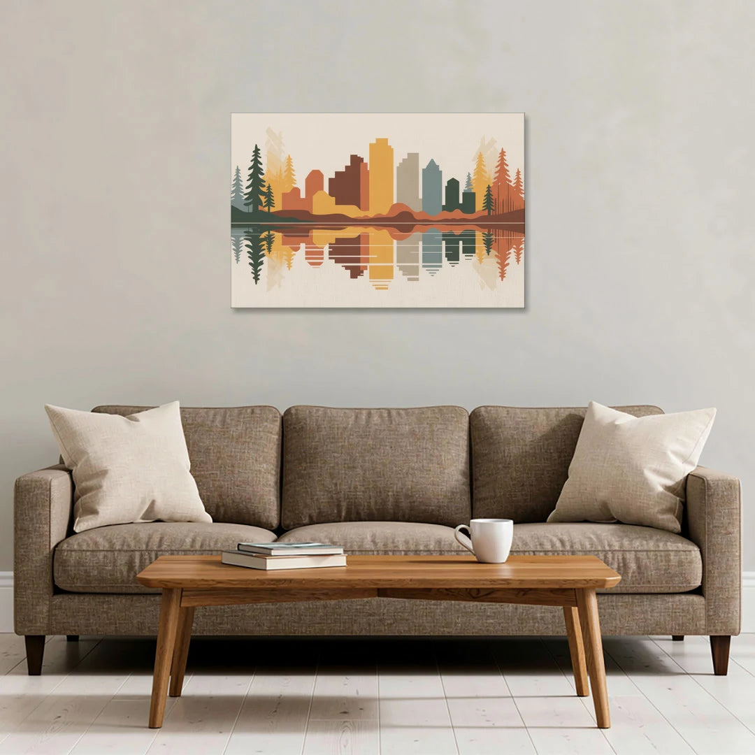 Jasper Autumn Colors - Canvas Wall Art - Sofa - 36x24