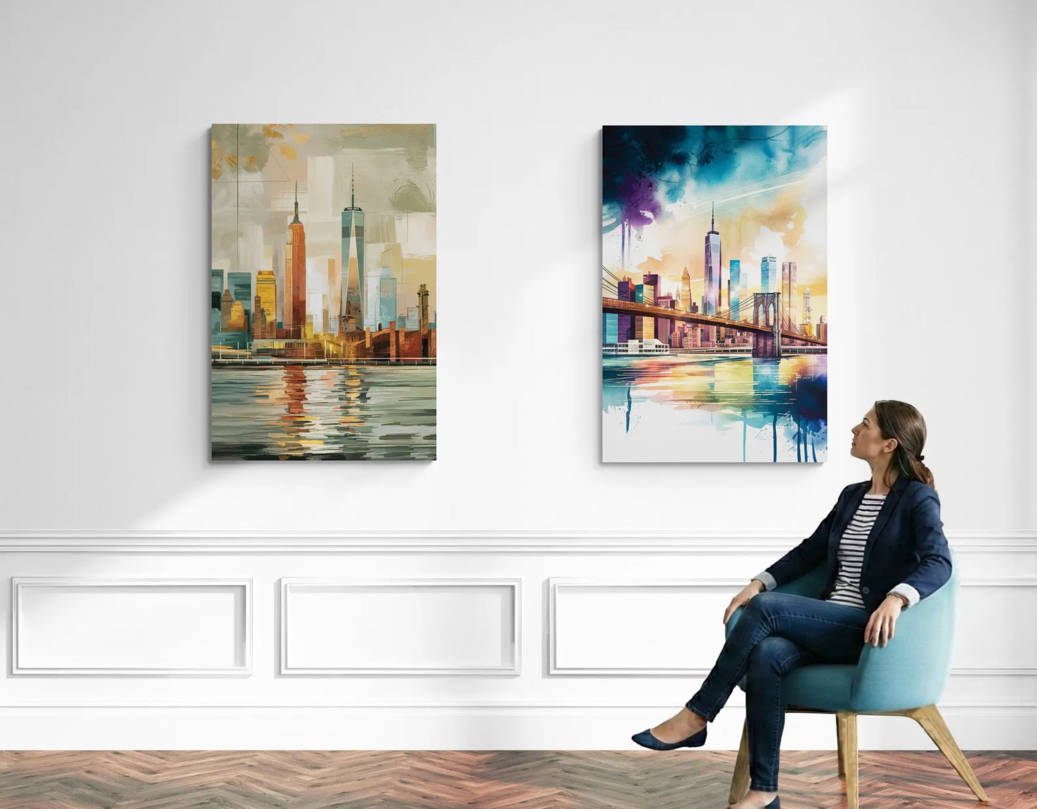 Jessie's Home Canvas Wall Art Living Room