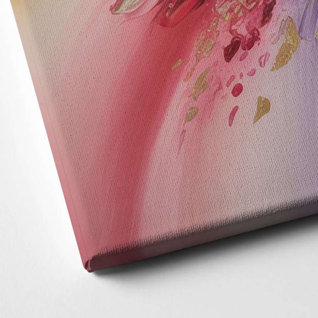 JewelToned Dynamics Colorful Abstract Canvas Close Up