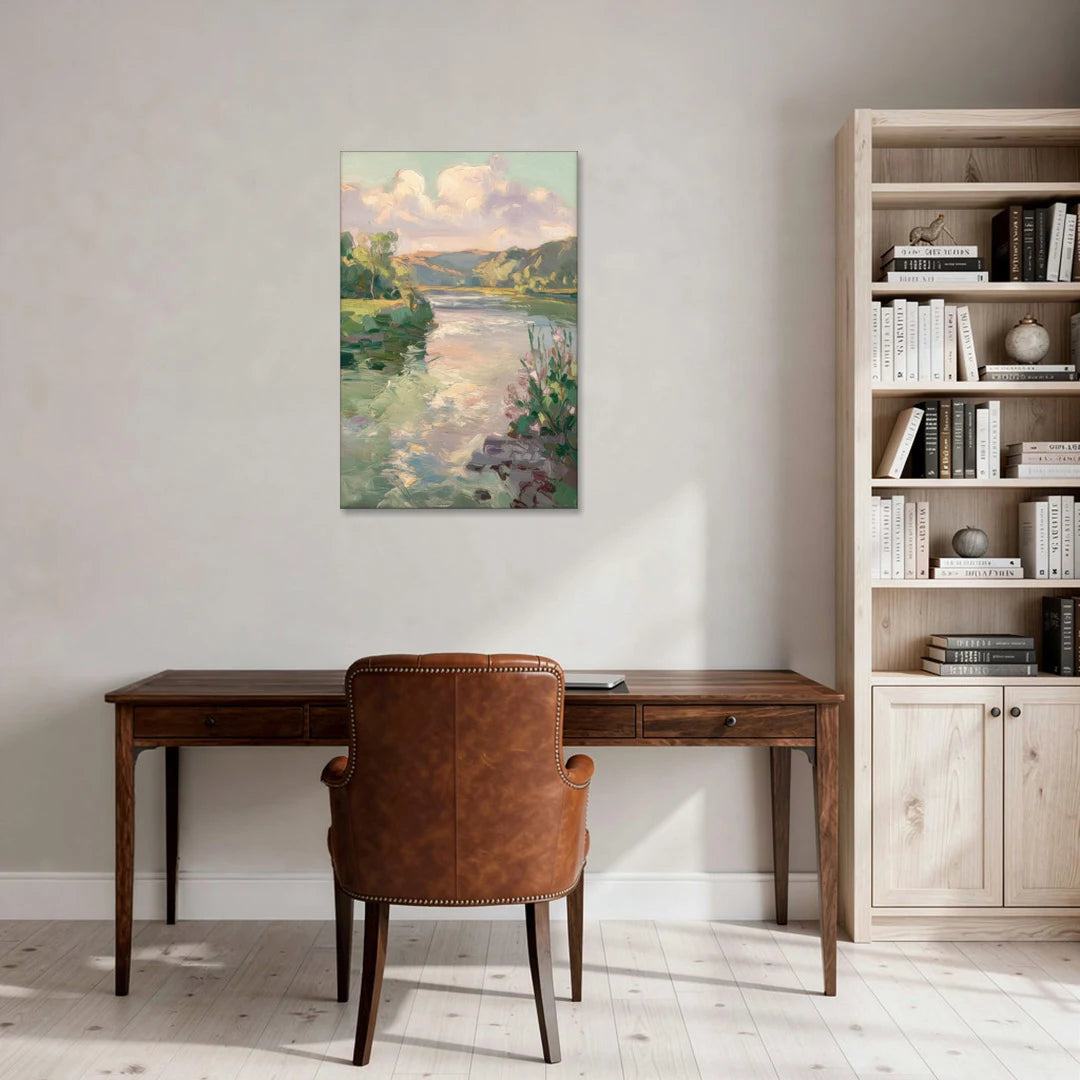 Joseph Riverfront View - Canvas Wall Art - Office - 24x36