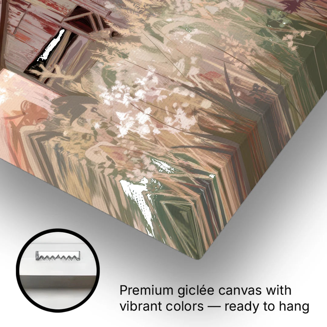 Joseph Rustic Charm - Canvas Wall Art - Gallery Wrap Corner