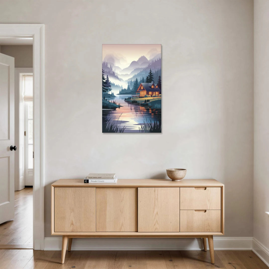 Joseph Serene Waterfront - Canvas Wall Art - Coffee Table - 24x36