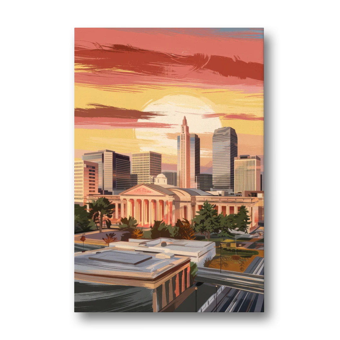 Joseph Skyline Sunset - Canvas Wall Art - Front
