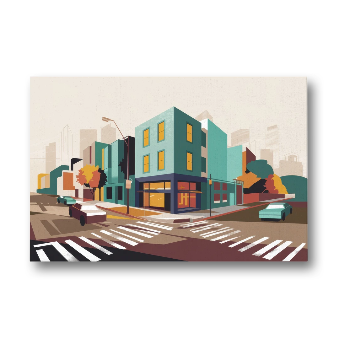 Joseph Urban Landscape - Canvas Wall Art - Front