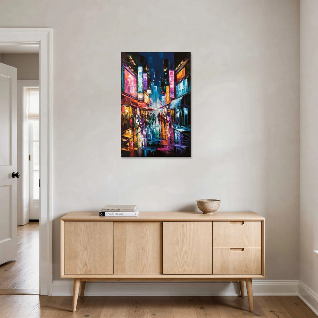 Joseph Vibrant Streets - Canvas Wall Art - Coffee Table - 24x36