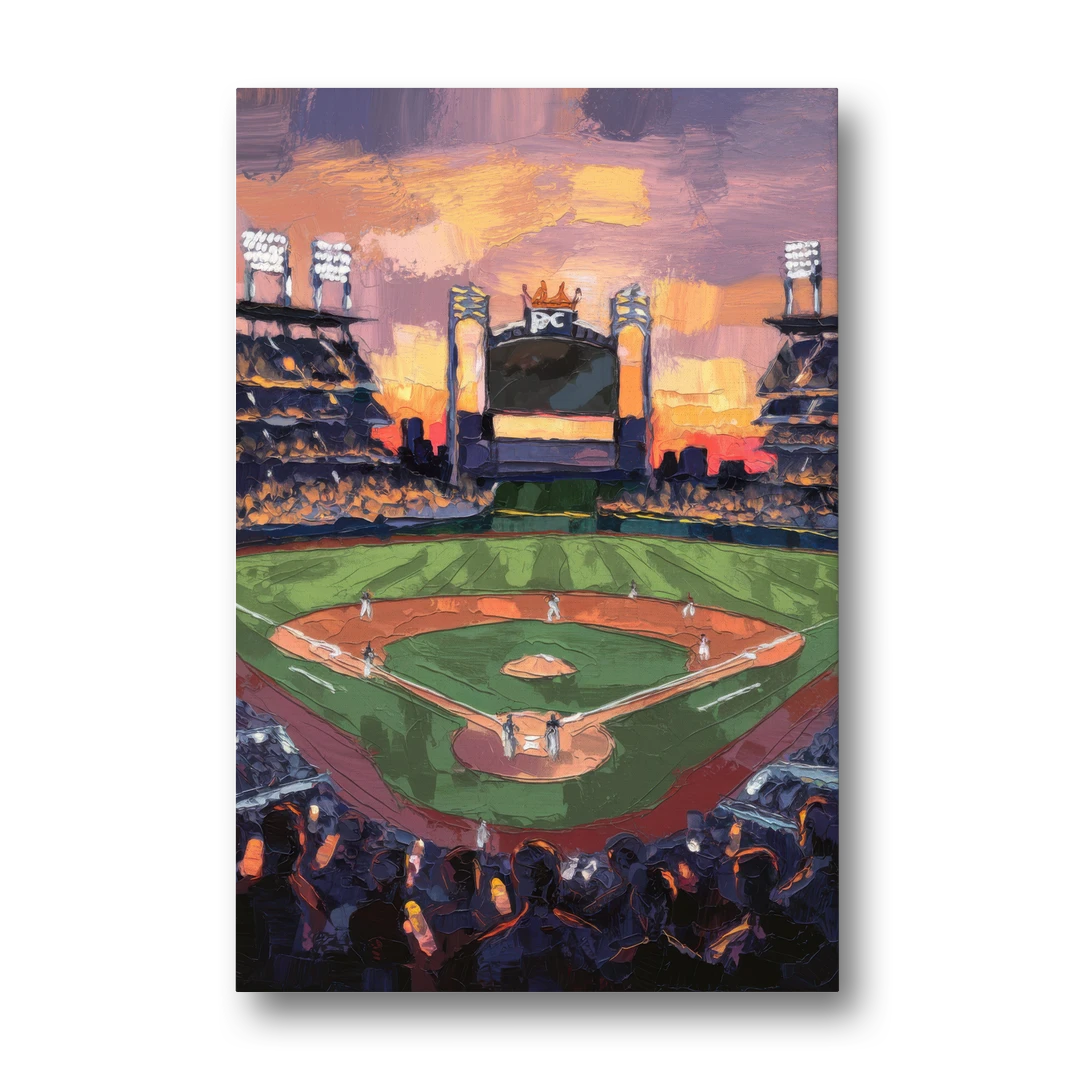 Kansas City Royals Stadium View - Canvas Wall Art - Front