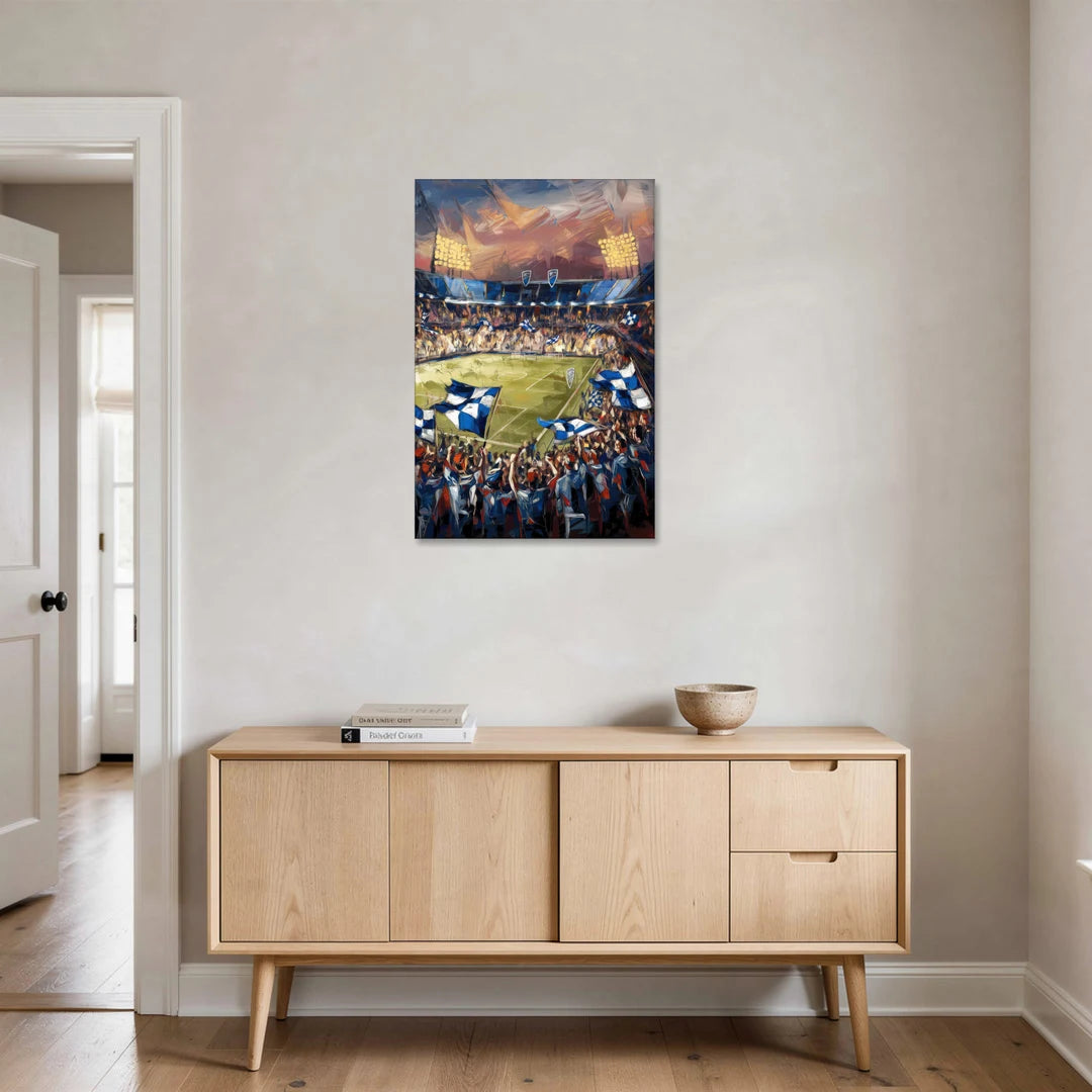 Kansas City Sporting KC Tribute - Canvas Wall Art - Coffee Table - 24x36