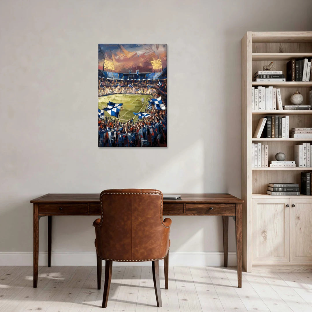 Kansas City Sporting KC Tribute - Canvas Wall Art - Office - 24x36