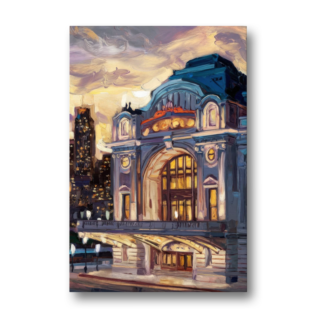 Kansas City Union Station - Canvas Wall Art - Front