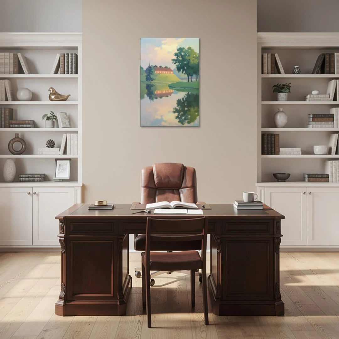 Kastellet Calm - Canvas Wall Art - Office - 24x36