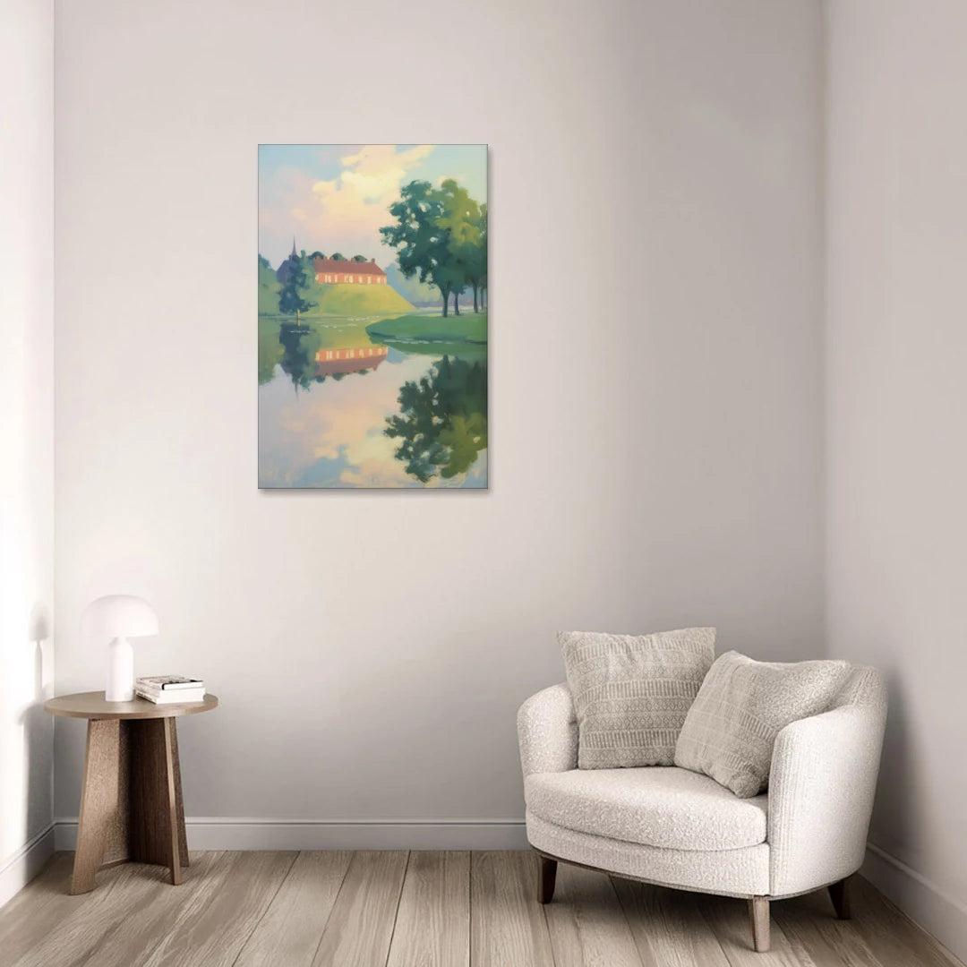 Kastellet Calm - Canvas Wall Art - Sofa - 24x36